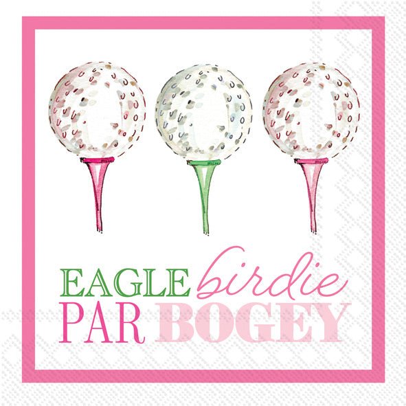 Eagle Birdie Par Cocktail Napkin By Boston International- | Mariposa