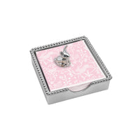 Standing Bunny Beaded Napkin Box Set