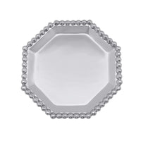 Pearled Octagonal Canape Plate