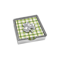 Shamrock Beaded Napkin Box Set