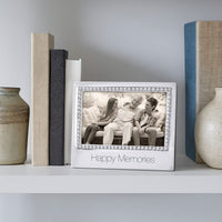 Happy Memories Beaded 4x6 Frame