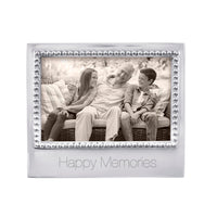 Happy Memories Beaded 4x6 Frame