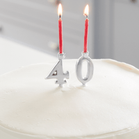 Number Candle Holder Set