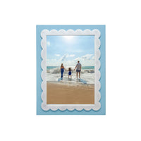 Periwinkle Blue Scallop 5x7 Frame