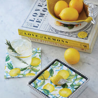 Appliqué White Suite of Double Old Fashion Glasses-Glassware | Mariposa