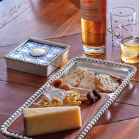 Jacki Pearled Napkin Weight-Napkin Weights | Mariposa
