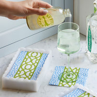 White Scalloped Guest Towel Box with Insert