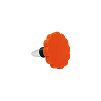 Orange Scallop Bottle Stopper