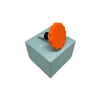 Orange Scallop Bottle Stopper
