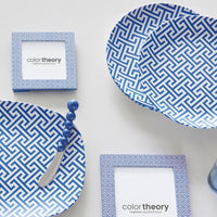 Double Sided Fretwork and Denim Blue 4x4 Frame