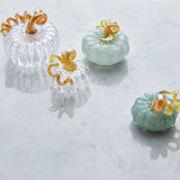 Clear Glass Small Pumpkin -Decorative Accessories | Mariposa
