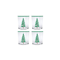 Woodland Trees Suite of 4 Double Old Fashion Glasses