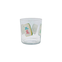 Mahjong Tiles Suite of 4 Double Old Fashioned Glasses