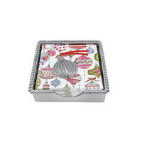 Ornament Beaded Napkin Box Set