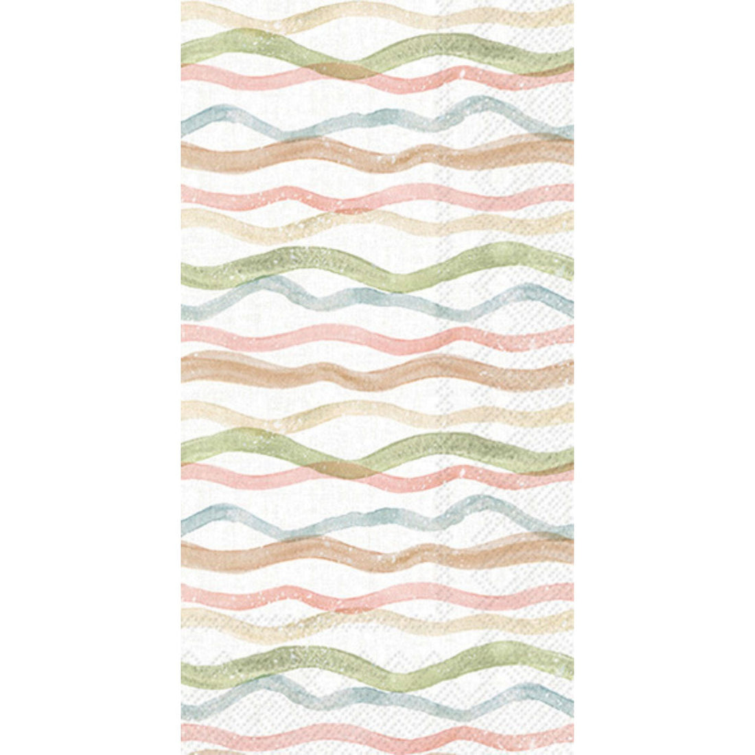 Watercolor Coast Wave Guest Napkin Pack by Boston International