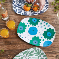 Floral Flash Platter