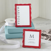Wavy Red 4x4 Frame