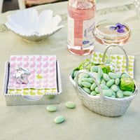 Boîte à serviettes en perles de lapin