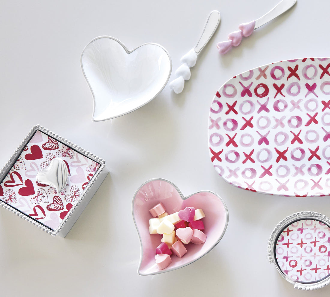 Heart Beaded Napkin Box