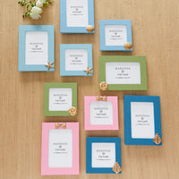 Scallop Periwinkle Blue 4x4 Frame
