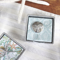 Boîte à serviettes en perles Sand Dollar