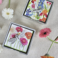 Hummingbird Beaded Napkin Box