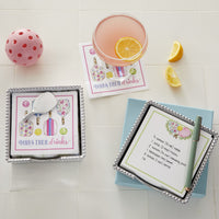 Pickleball Paddle Beaded Note Pad Set