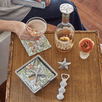 Stacked Scallop Shell Bottle Opener