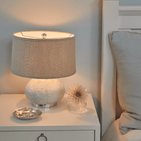 Ceramic Sea Urchin Table Lamp- | Mariposa