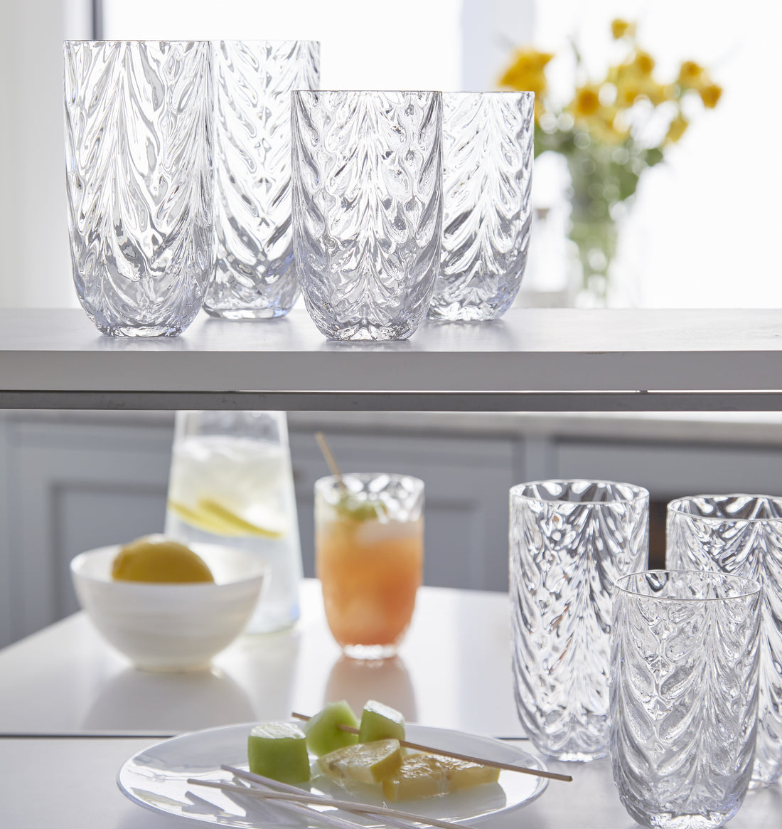 Sip Sip Wave Verre à boire transparent