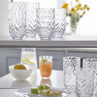 Sip Sip Wave Verre sans pied transparent