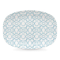 Aqua Trellis Platter