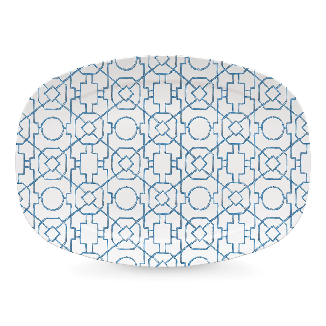 Blue Trellis Platter