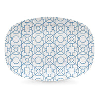 Blue Trellis Platter