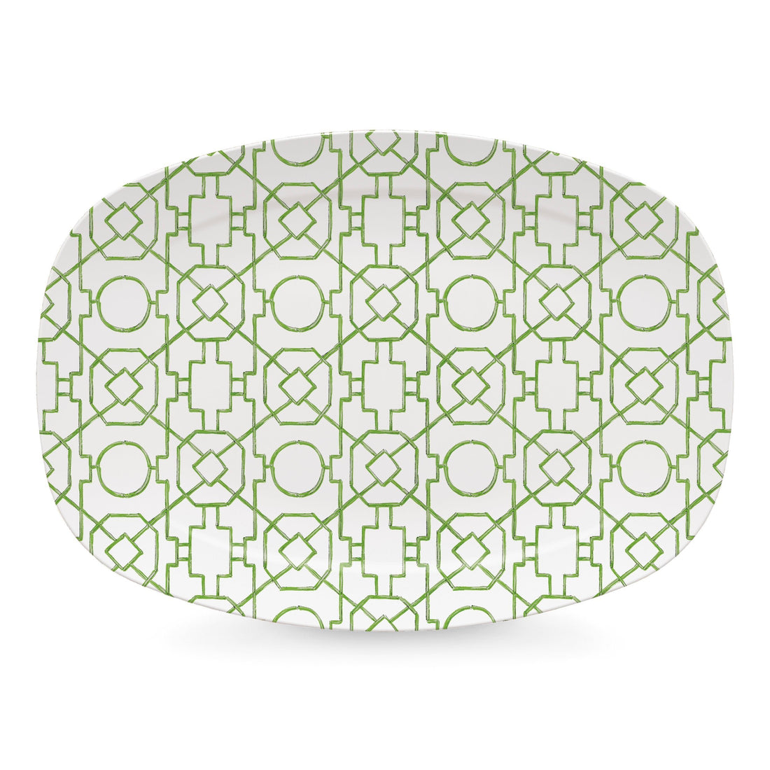 Green Trellis Platter