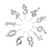 Number Candle Holder Set