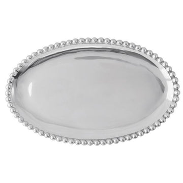 Pearled Oval Platter | Mariposa Platters