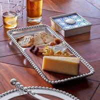 Round Pearl Napkin Weight-Napkin Boxes and Weights-|-Mariposa