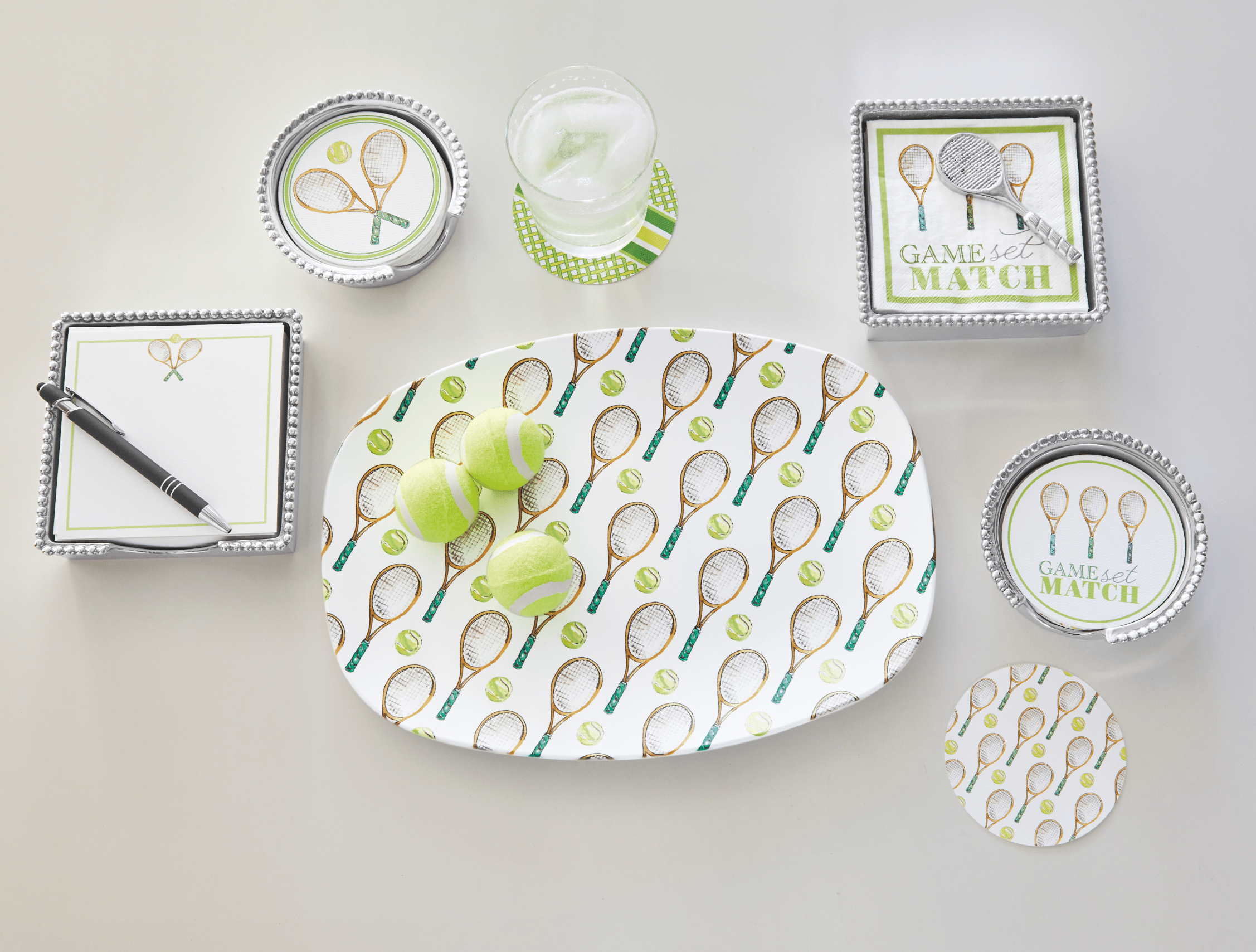 Tennis Racquet Platter – Mariposa