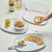 Aqua Trellis Platter