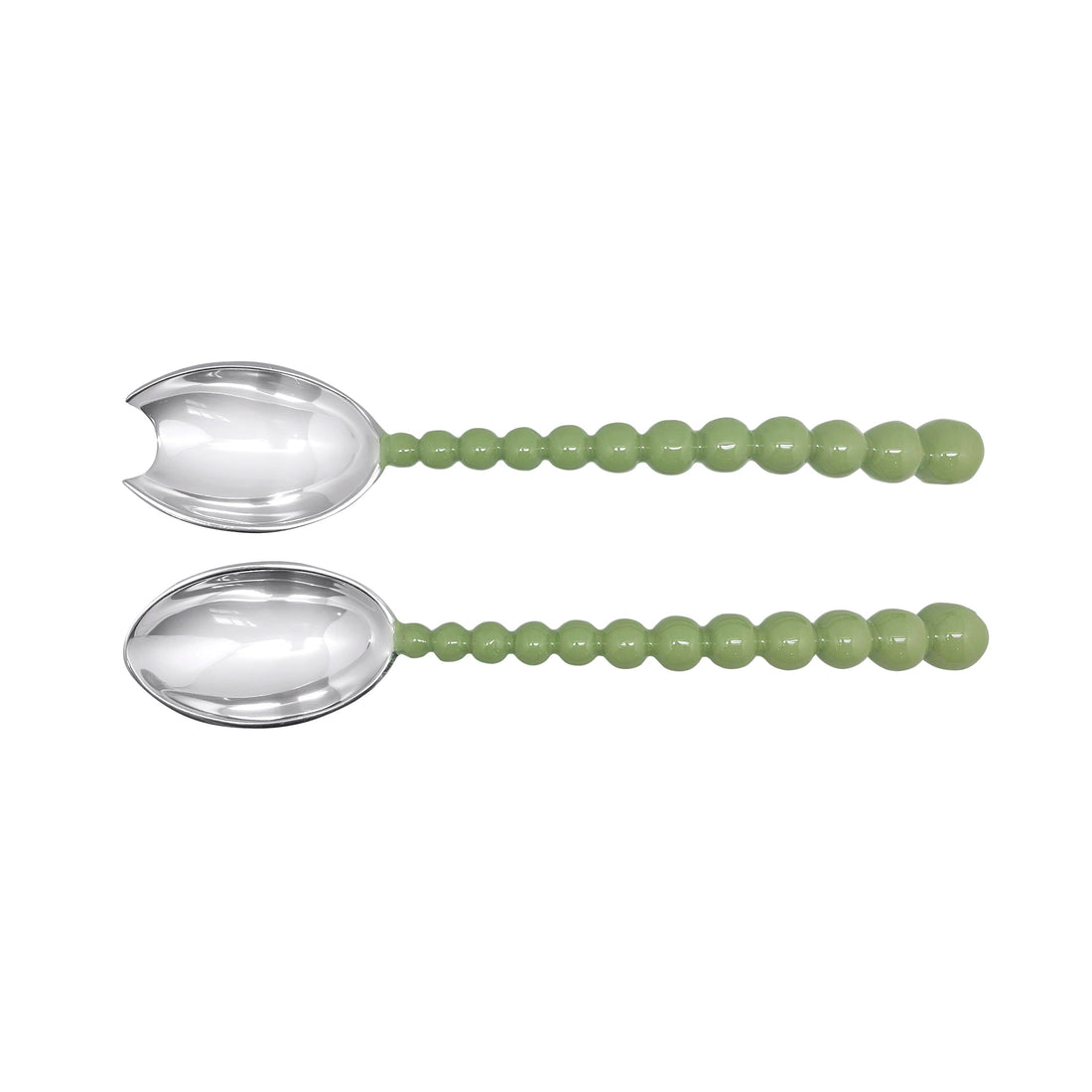 Couverts à Salade Vert Perlé