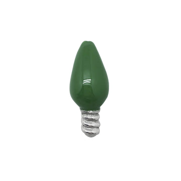 Green Christmas Bulb Napkin Weight-Napkin Weights | Mariposa