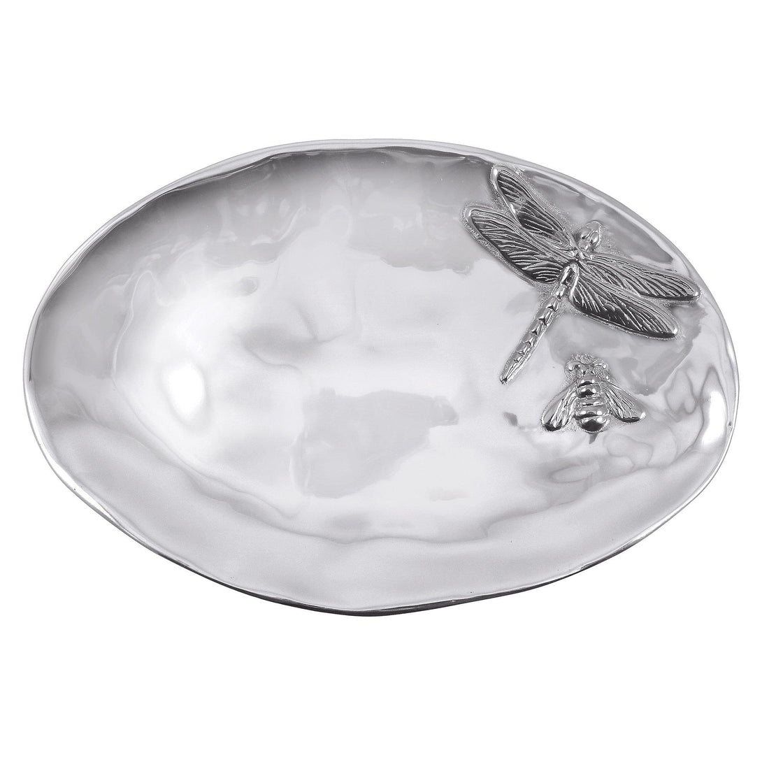Dragonfly & Bee Oval Server | Mariposa Platters
