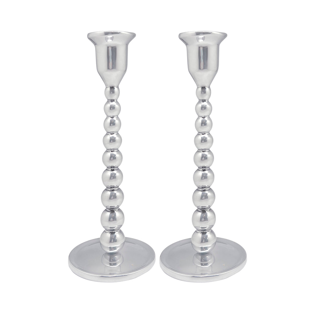 Pearled Medium Candlestick Set