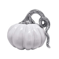 Ceramic Heirloom Pumpkin with Metal Stem | Mariposa Ceramics