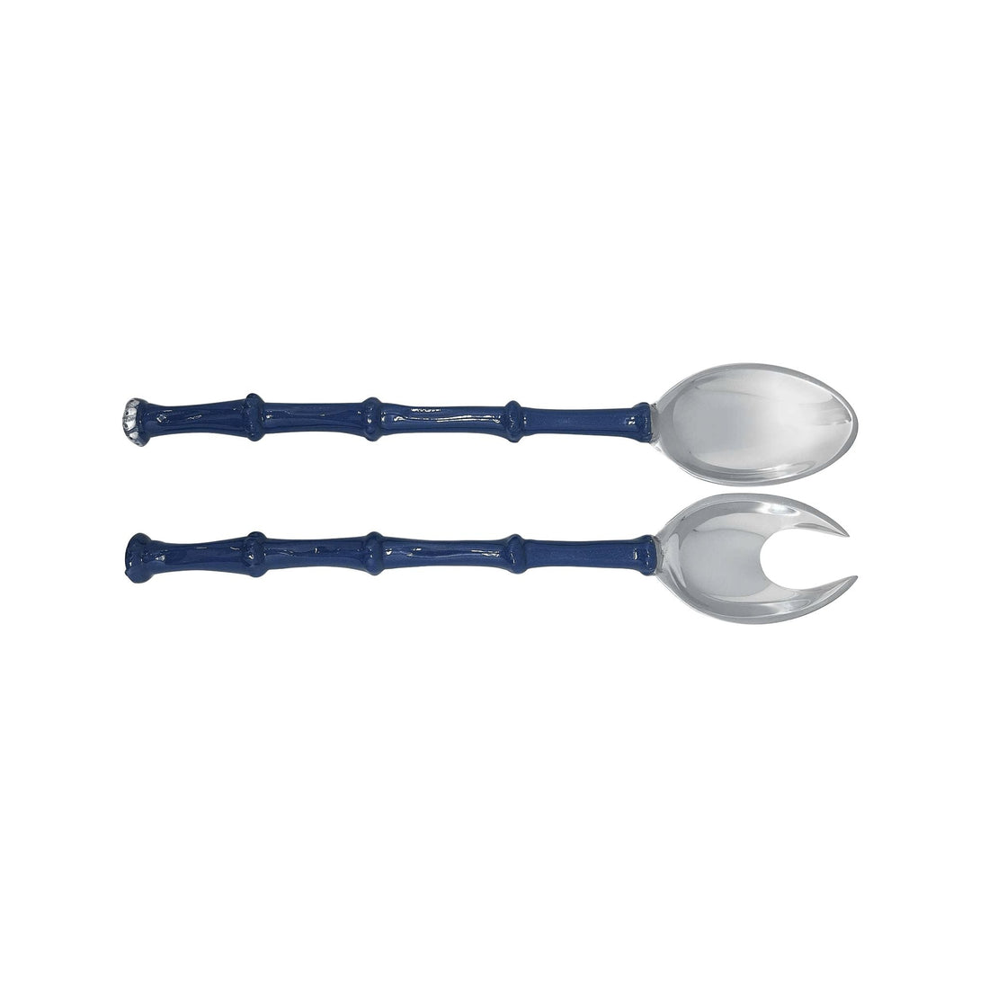 Bamboo Blue Salad Servers- | Mariposa