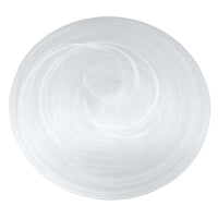 Alabaster White Charger Plate (Set of 4)-Plates | Mariposa