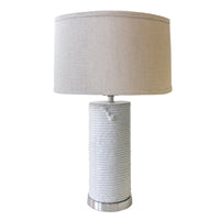 Ceramic Rope Table Lamp- | Mariposa