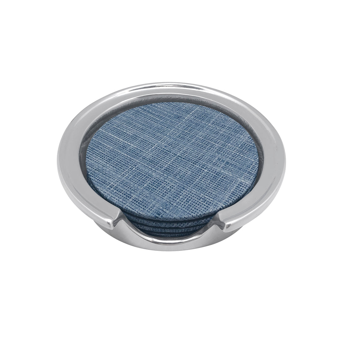 Heather Blue Signature Coaster Set- | Mariposa
