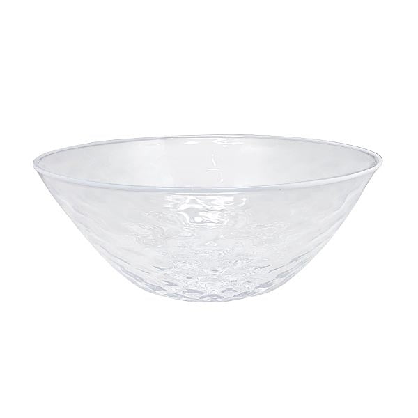 Round Plastic Serving Bowl, Large